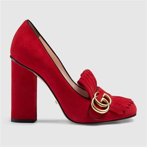 scarpe eleganti gucci rosse|scarpe gucci femminili.